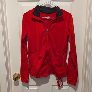 Gorpcore Track Jacket NCAA Puma Red XL‎ Full Zip Athletic NWT Lightweight Gym